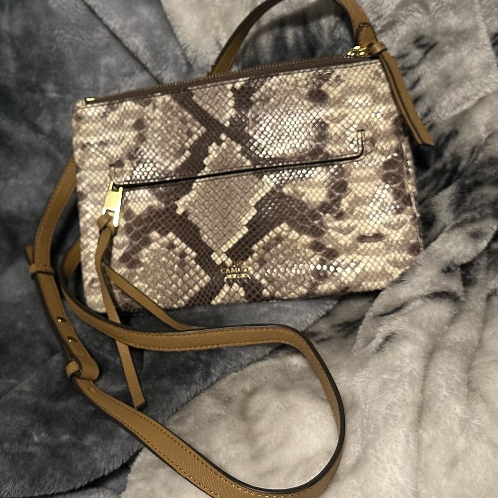 Vance Camuto Snakeskin Pattern purse handbag tote
